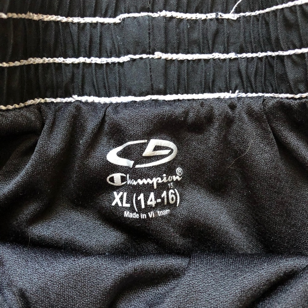 Girls Champion running shorts